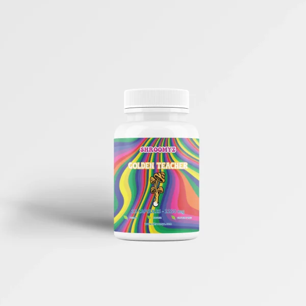 Golden Teacher 2250mg Capsules Golden Teacher 2250mg Capsules